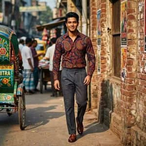 Shirt & Dhoti Pants